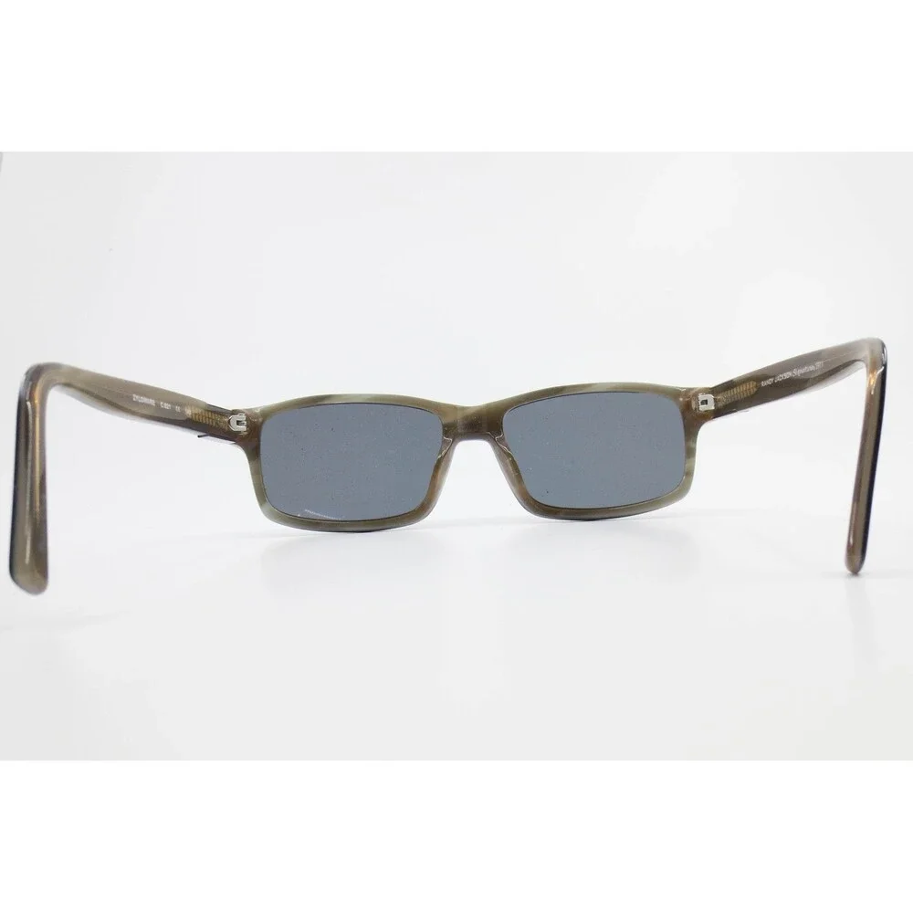 Randy Jackson Signature S911 Zyloware Sunglasses Olive Black Rectangular Frames